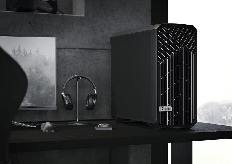 علبة كمبيوتر Fractal Design Torrent E-ATX سوداء صلبة عالية التدفق الهوائي من النوع البرجي المتوسط - Image 5
