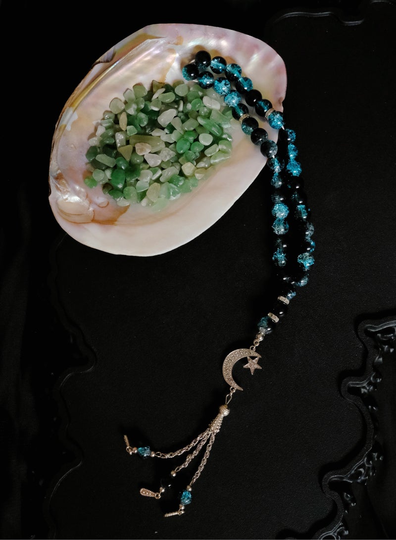 ALIENDL Islamic Gift Set – Mecca Projection Necklace with 3 Prayer Beads – Elegant Tasbih & Pendant Box for Muslim Women - Image 4