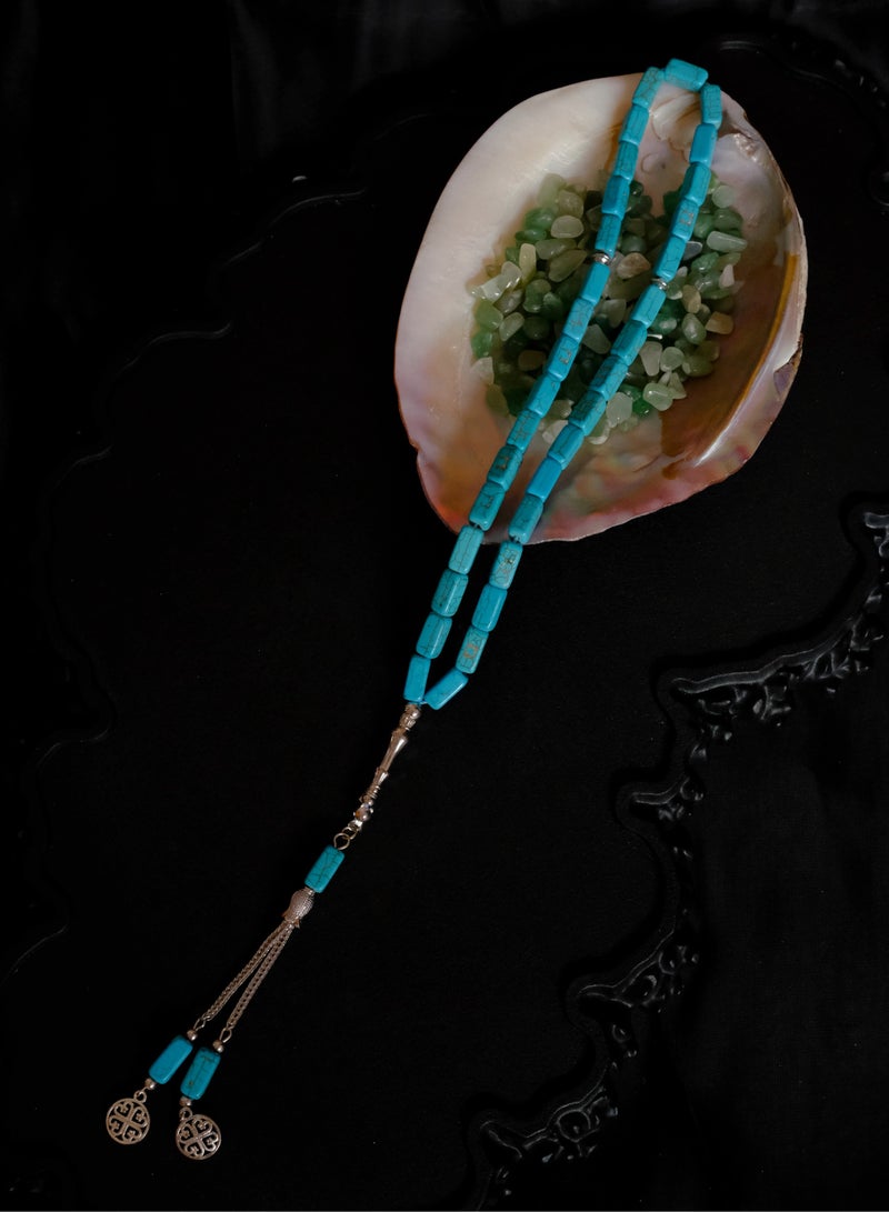 ALIENDL Islamic Gift Set – Mecca Projection Necklace with 3 Prayer Beads – Elegant Tasbih & Pendant Box for Muslim Women - Image 5