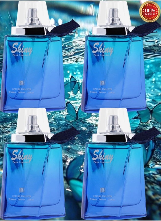 Classic Perfumes 4 Pieces Shiny Perfume For Men 100ml EDT  - Image 1