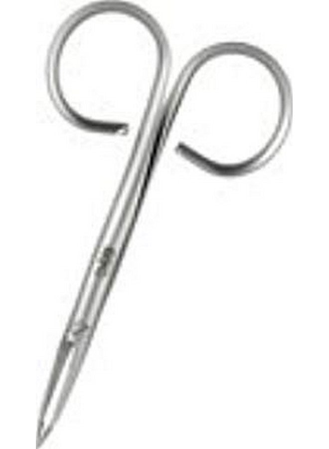 Rubis Stainless Steel Slanted Tweezers With Scissor Handles For Precise Eyebrows And Hair Removal 1K603 Silver Rubis Switzerland Swiss Made World Renowned Precision - Image 1