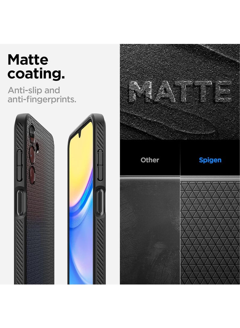 Spigen Liquid Air for Samsung Galaxy A15 and Galaxy A15 5G Case Cover - Matte Black - Image 5