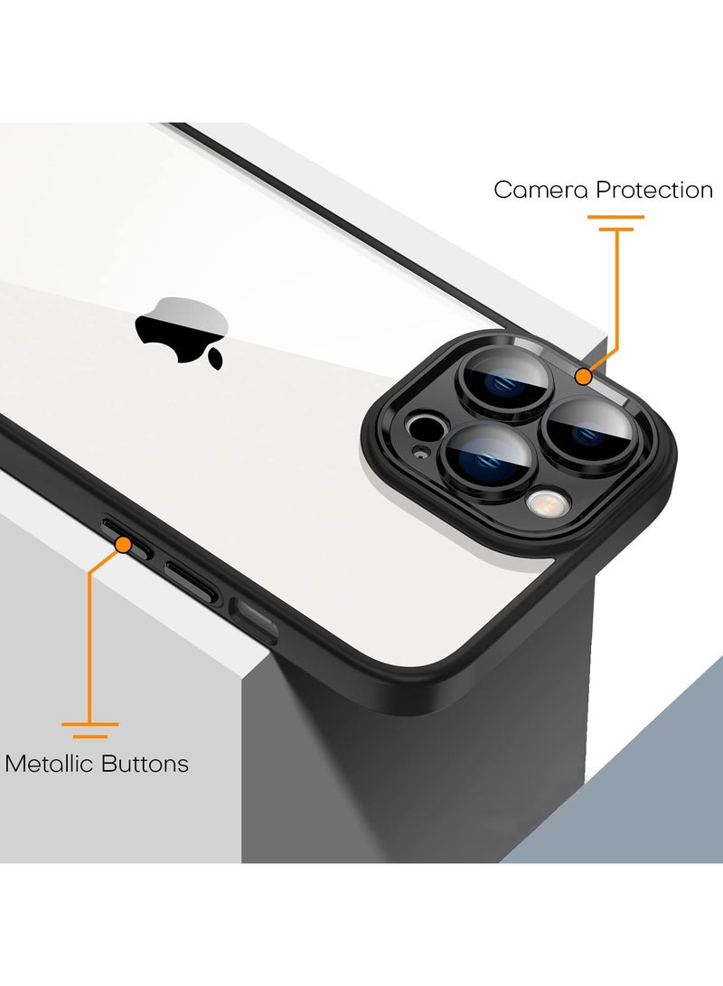 حافظة واقية من الصدمات لهاتف آيفون 11 برو ماكس 6.5 مصنوعة من السيليكون وممتصة للصدمات ومتينة للغاية وآمنة للغاية للكاميرا، وهي الحل الأمثل باللون الأسود - Image 2