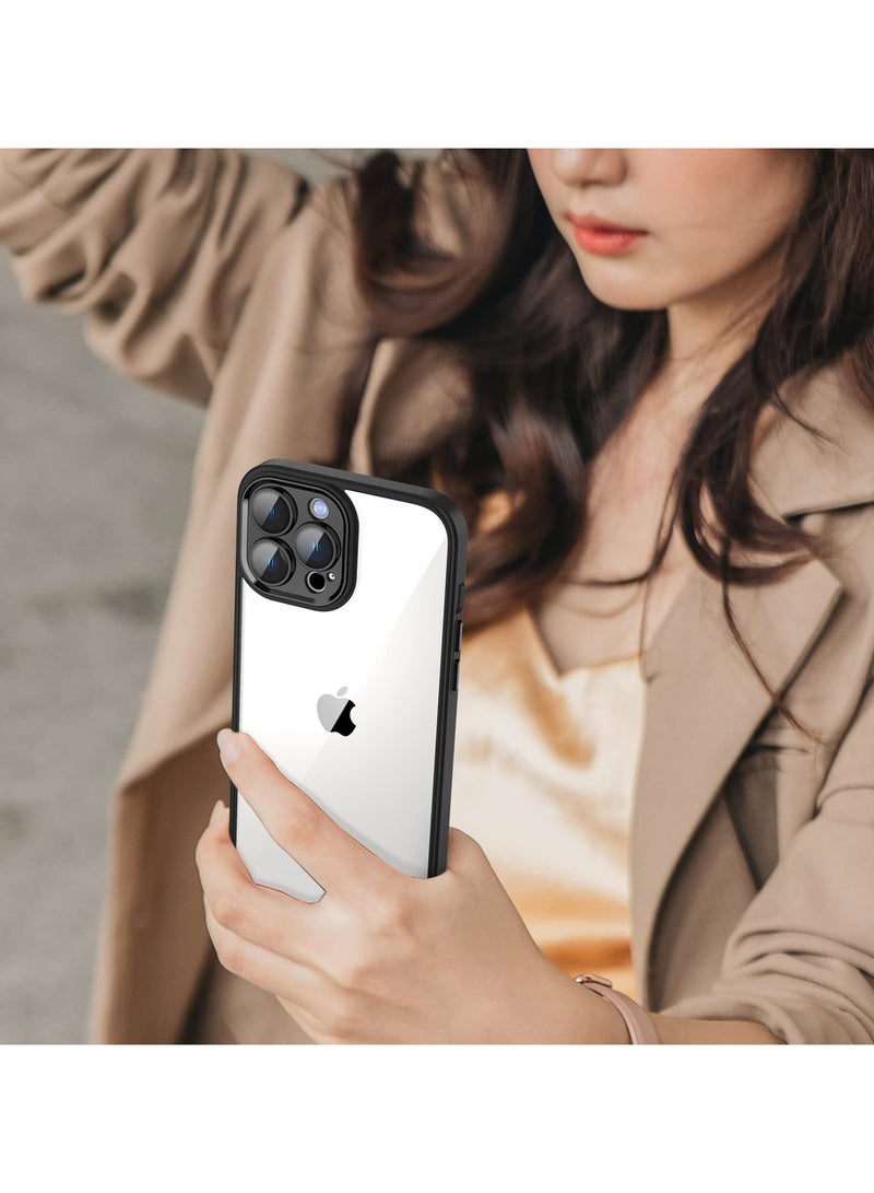 حافظة واقية من الصدمات لهاتف آيفون 11 برو ماكس 6.5 مصنوعة من السيليكون وممتصة للصدمات ومتينة للغاية وآمنة للغاية للكاميرا، وهي الحل الأمثل باللون الأسود - Image 5