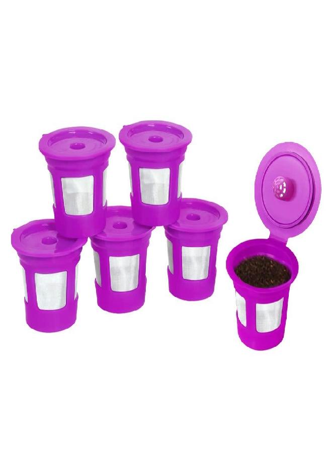 Perfect Pod Cafe Save Reusable K Cup Pod Coffee Filters - Refillable Coffee Pod Capsules with Built-In, Integrated Mesh Strainer for use with Keurig & Select Single Cup Coffee Makers, 6-Pack - Image 1