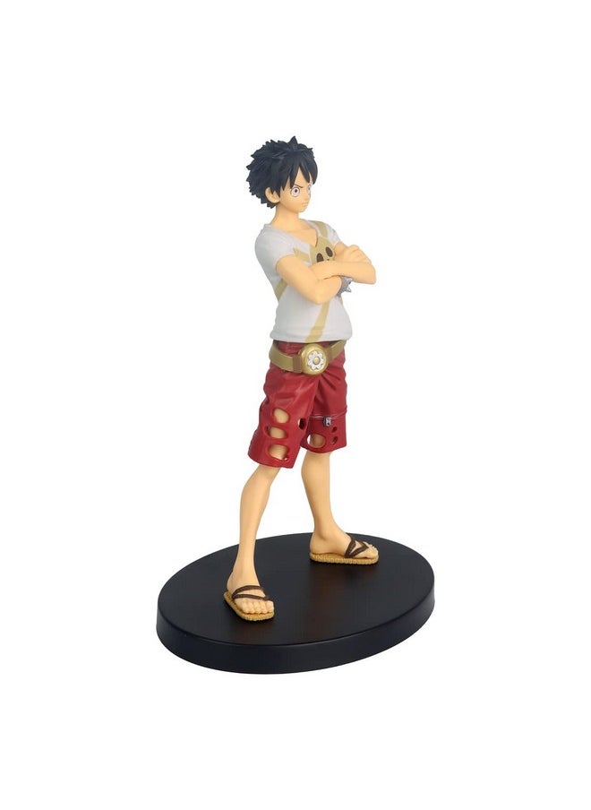 Bandai - Banpresto One Piece Film: Red Dxf The Grandline Men Vol.6 Monkey D. Luffy Statue - Image 1