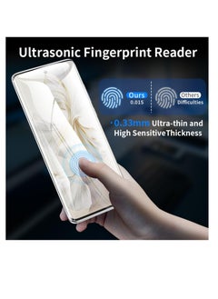 Generic Full Glass Screen Protector For Oppo Realme GT 6 / Realme GT 6T UV Tempered Glass Full Glue Cover Screen Protector For Fingerprint Unlock Screen Glass Fi  - Image 2