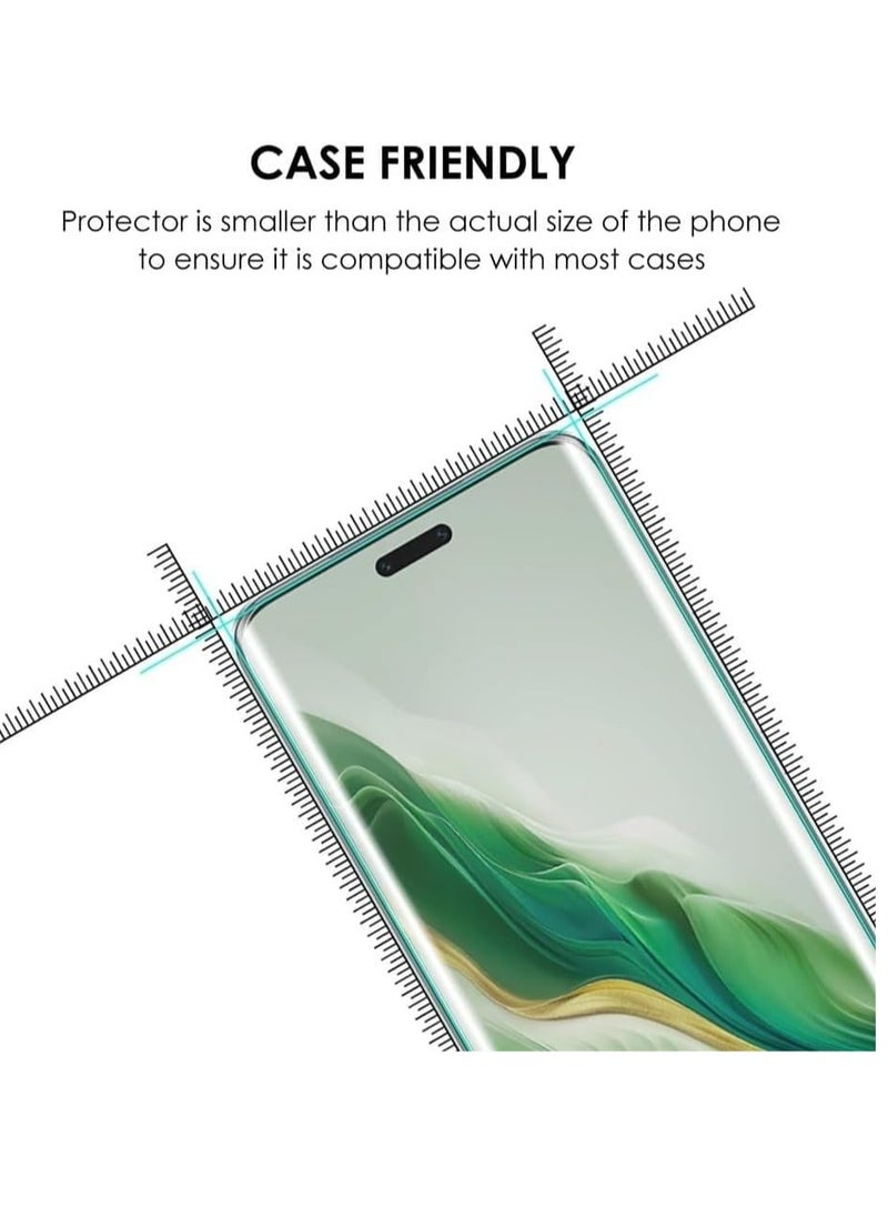 Generic Full Glass Screen Protector For Oppo Realme GT 6 / Realme GT 6T UV Tempered Glass Full Glue Cover Screen Protector For Fingerprint Unlock Screen Glass Fi  - Image 3