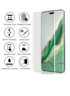 Generic Full Glass Screen Protector For Oppo Realme GT 6 / Realme GT 6T UV Tempered Glass Full Glue Cover Screen Protector For Fingerprint Unlock Screen Glass Fi  - Image 5