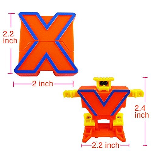 miYou Alphabet Robots Toy for Kids ABC Learning Education Preschool Toys 26 Pieces/Gift Box - Image 5