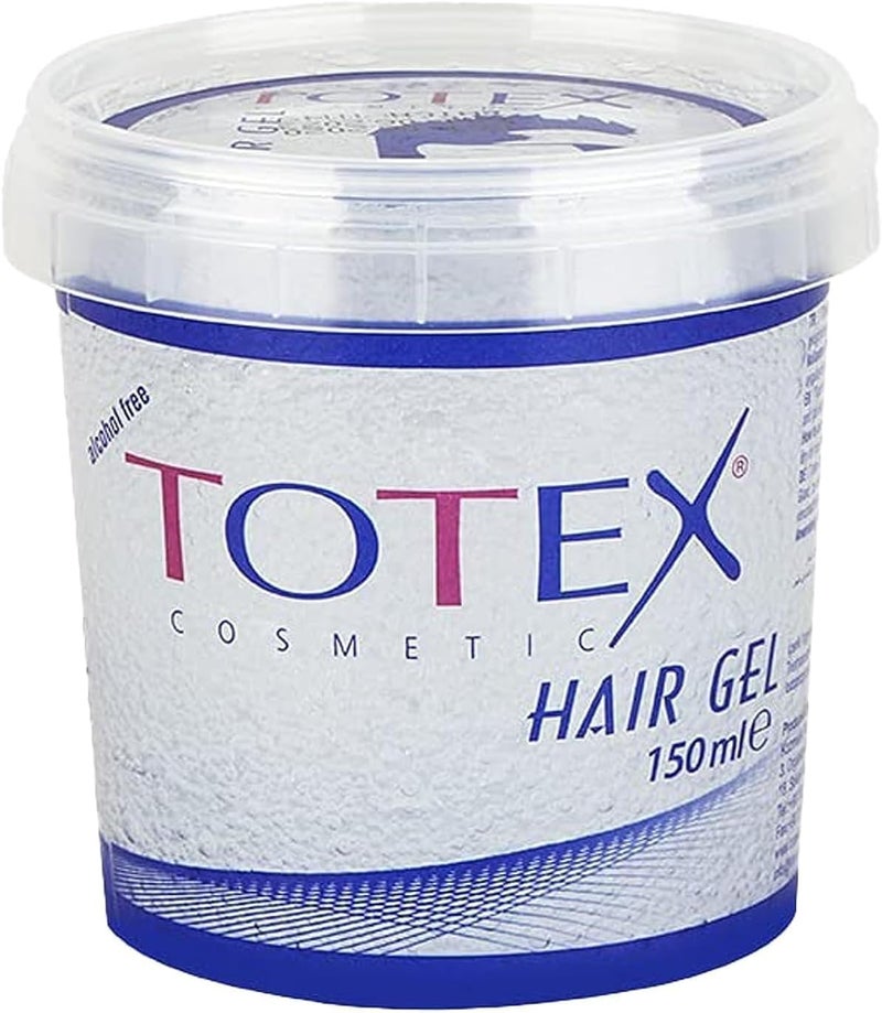 Totex Extra Strong Hair Styling Gel 507floz I Extra Strong Hair Gel I Hard and Shiny Effect I Transparent I Clear I AlcoholFree I 150 ml