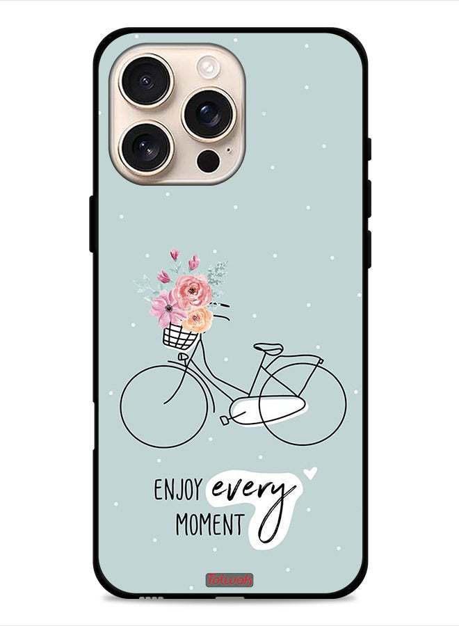 Tolwak Apple iPhone 16 Pro Protective Case Cover Enjoy Every Moment - Image 1