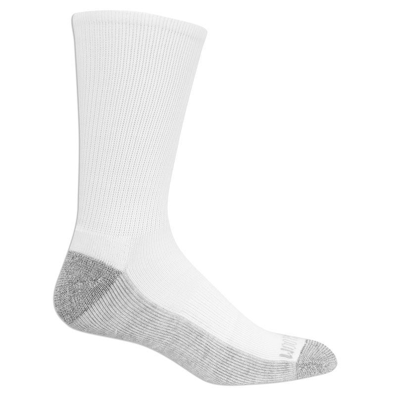 Fruit of the Loom Men's Essential 6 Pack Casual Crew Socks | Arch Support | Black & White, White, Shoe Size: 6-12 - Image 2