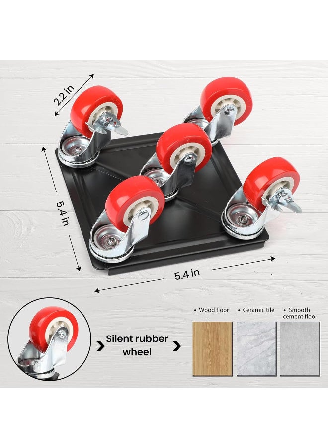 Relex Furniture Movers, Furniture Sliders with 5 Rotation Universal Wheels & Lifter Kit, Carbon Steel Panel Heavy Duty Furniture Lifter for Moving Heavy Furniture - Image 4