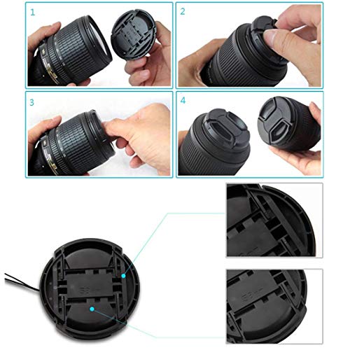 Amopofo 72mm Lens Cap Compatible with for Nikon &for Canon &for Sony Any Lenses with Ø 72mm Camera - Image 3