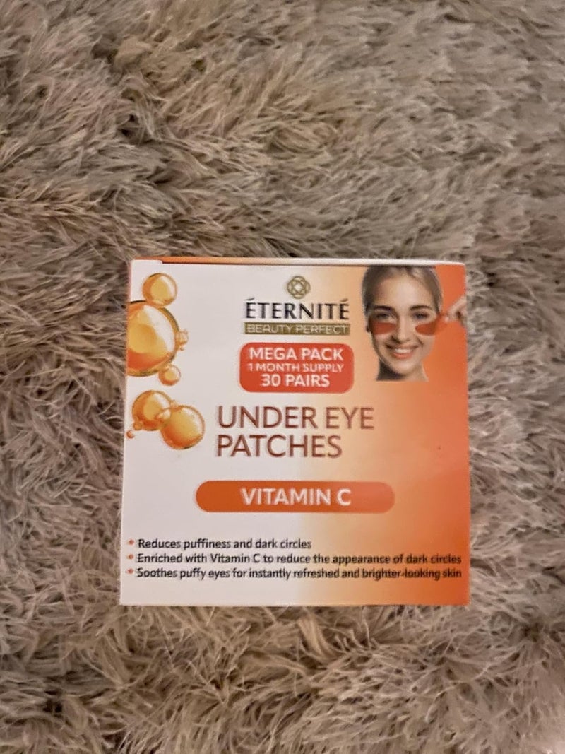 Eternite Under Eye Patches With Hyaluronic Acid Collagen or Vitamin C Vitamin C