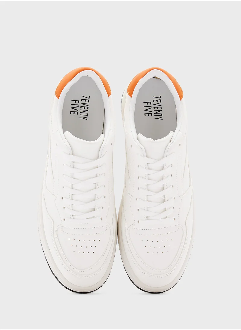 Seventy Five Perforation Detail Casual Sneakers