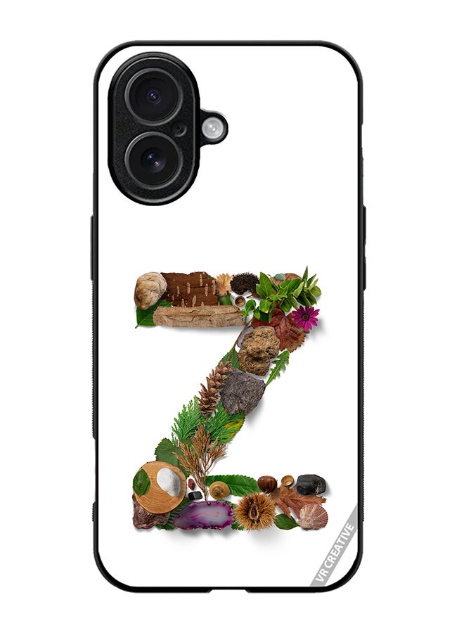 Protective Case Cover For Apple iPhone 17 Alphabet Z Design Multicolour