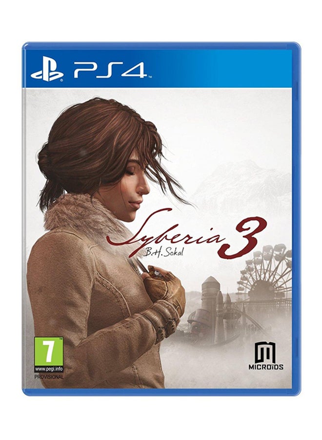 لعبة "Syberia 3" (إصدار عالمي) - مغامرة - playstation_4_ps4