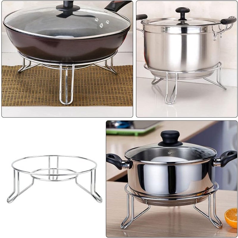 Stove Rack Wok Support Steamer Rack Trivet Stainless Steel Cookware Steamer Rack Stand Hot Pot Pan Holder Bracket for Pressure Cooker Home Kitchen - Image 3