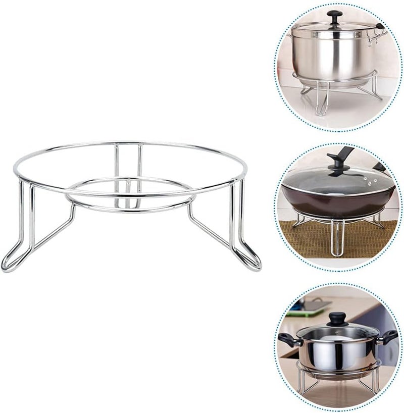 Stove Rack Wok Support Steamer Rack Trivet Stainless Steel Cookware Steamer Rack Stand Hot Pot Pan Holder Bracket for Pressure Cooker Home Kitchen - Image 4