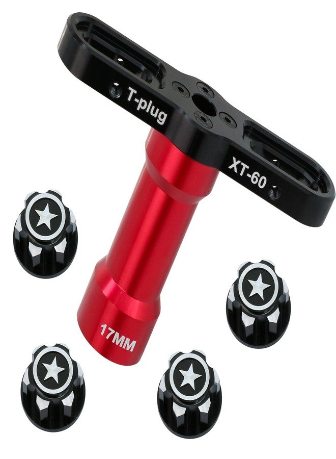 POLANTA 17mm Hex Wheel Nuts Adapter with 17 Wheel Hex Wrench RC Sleeve Tool Compatible with Traxxas X-Maxx E-Revo EMaxx Summit 1/8 RC Car - Image 2