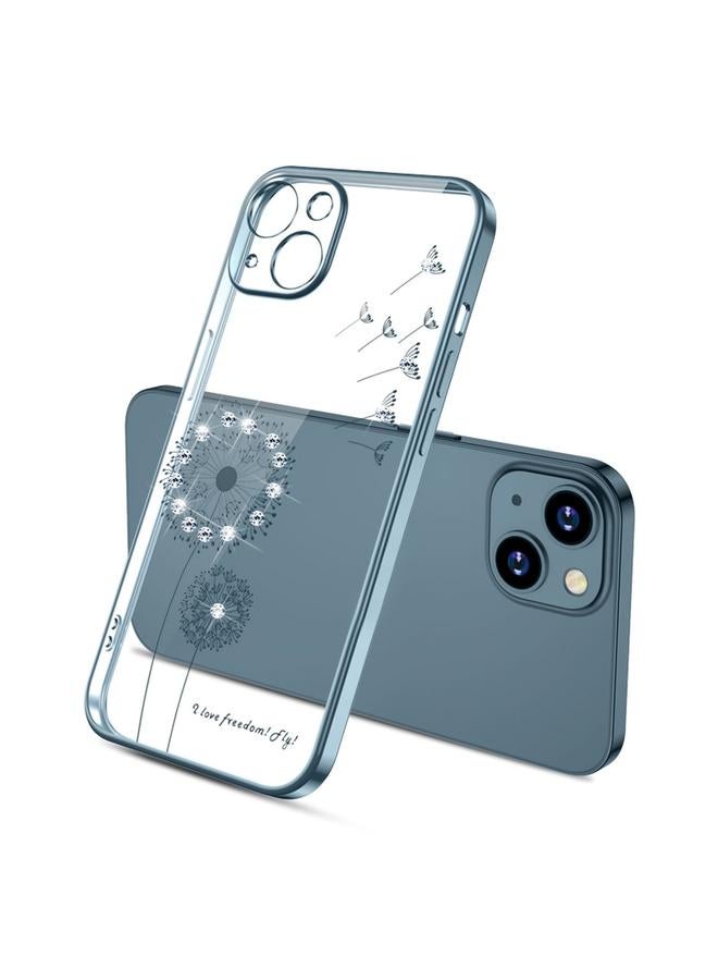 اس-توب جراب لهاتف iPhone 14 Pro Max مصنوع من مادة TPU بتصميم الهندباء الماسية المطلية بالكهرباء - Image 1