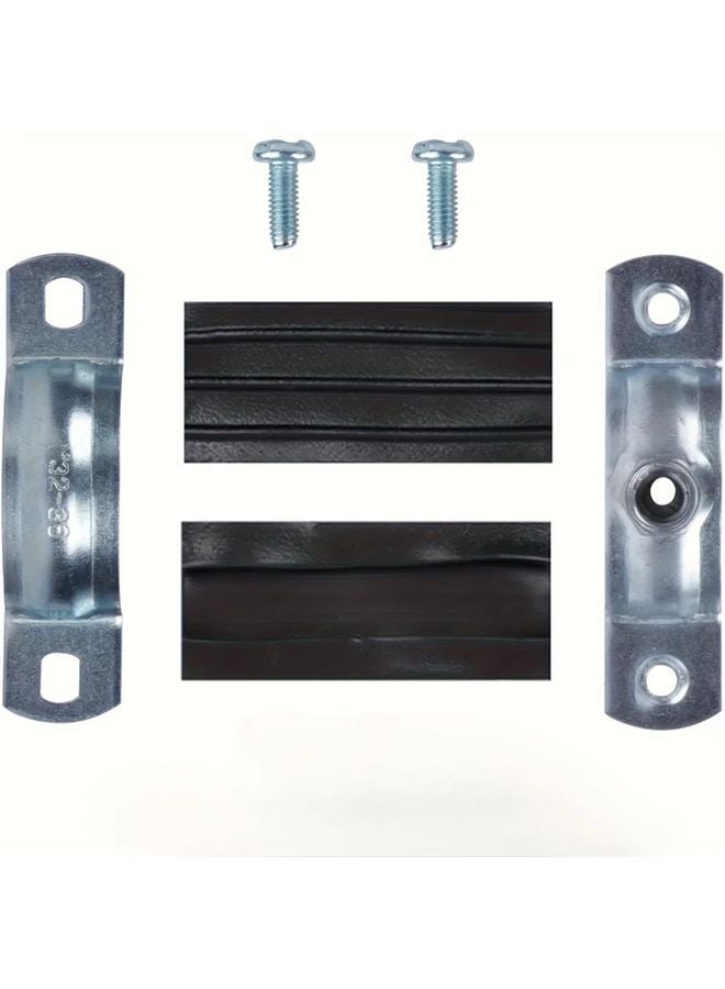 5pcs Heavy Duty Galvanized Iron Pipe Hanger System Adjustable Height Angle Corrosion Resistant - Image 3