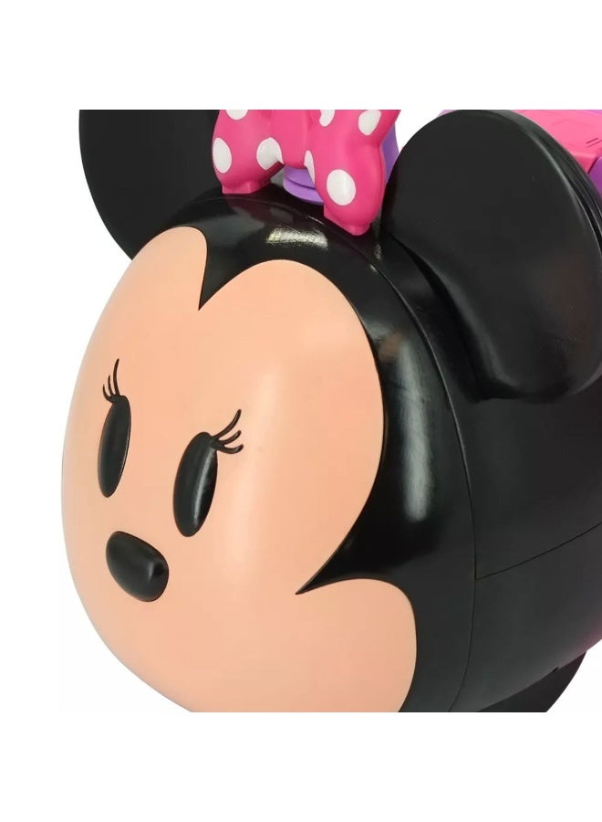 Kiddieland لعبة ركوب كيدي لاند ديزني ميني ماوس مع أضواء وأصوات زوم ميني (48.26 × 28.91 × 34.29 سم، وردي/أسود) - Image 3