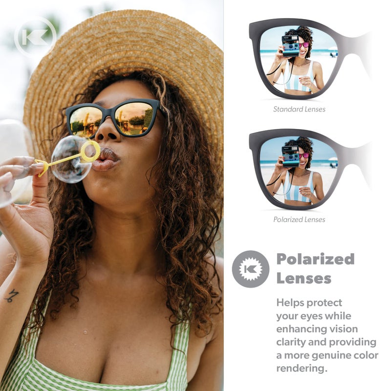 Knockaround Deja Views Polarized Cat Eye Sunglasses for Women & Men - Trendy Sunglasses - UV400 Protection - Image 4