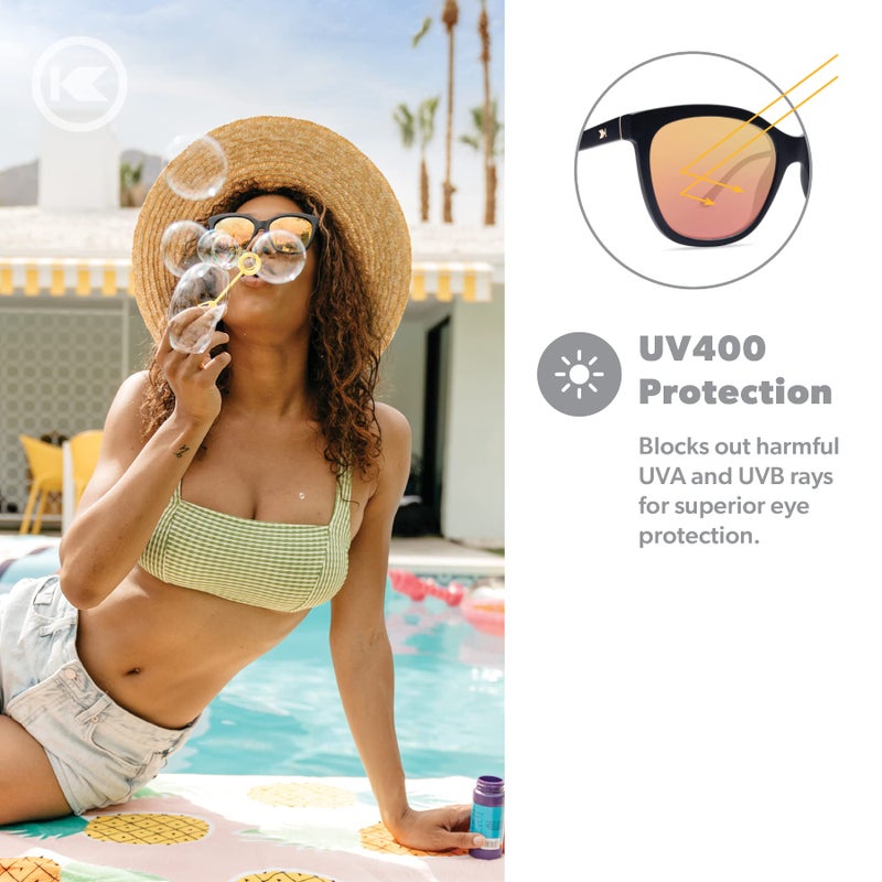 Knockaround Deja Views Polarized Cat Eye Sunglasses for Women & Men - Trendy Sunglasses - UV400 Protection - Image 3