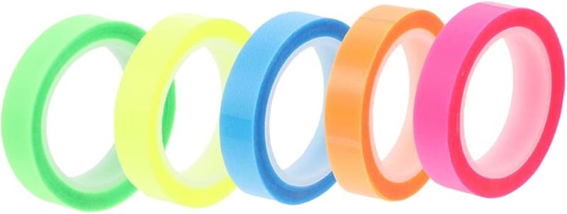 VILLCASE أشرطة تمييز ملونة متنوعة 20 لفة لتحديد الكتب والمشاريع المدرسية والقراءة - Image 4