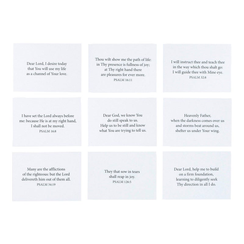 DaySpring - God's Word Promise Box: Prayers and Promises (King James Version) - Large Print Cards with Scriptures and Prayers (T9656) 3 3/4" x 2 1/2" x 2 3/4" - Image 5