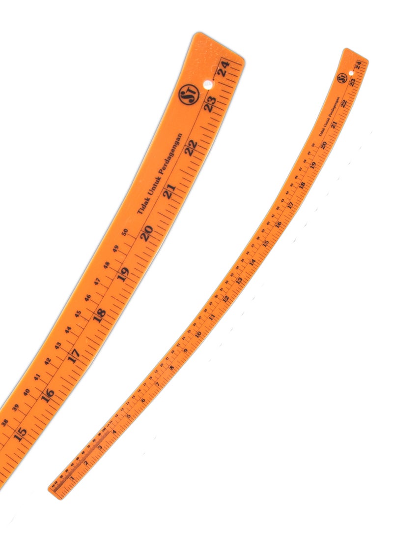Professional Curved Ruler Set – Precision Metal Measuring Tools for Tailoring & Pattern Drafting - Image 5