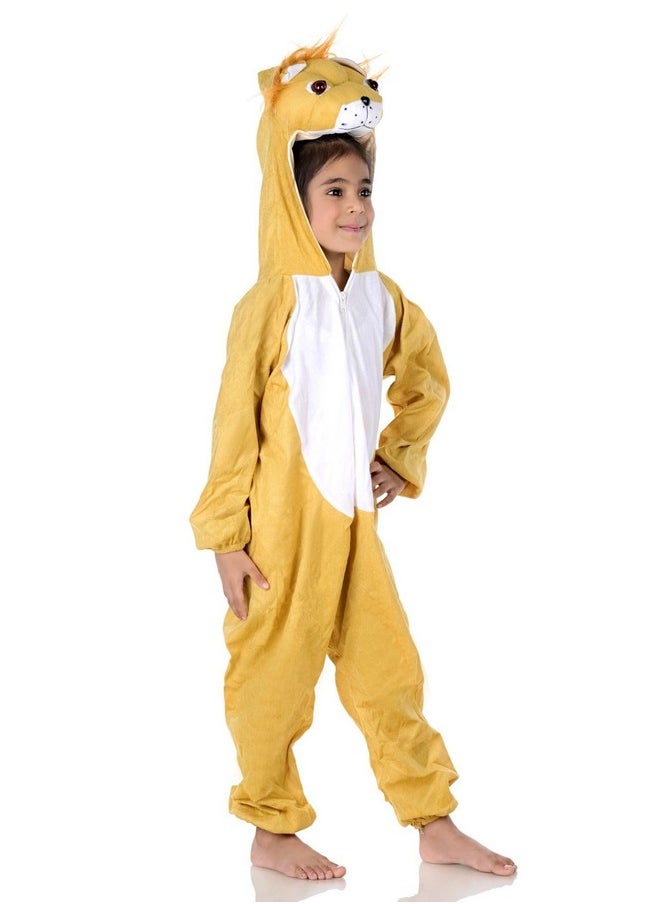 بوك ماي كوستيوم زي تنكري للأطفال من BookMyCostume بتصميم أسد وحيوان | هندي، من ٧ إلى ٨ سنوات  - Image 4