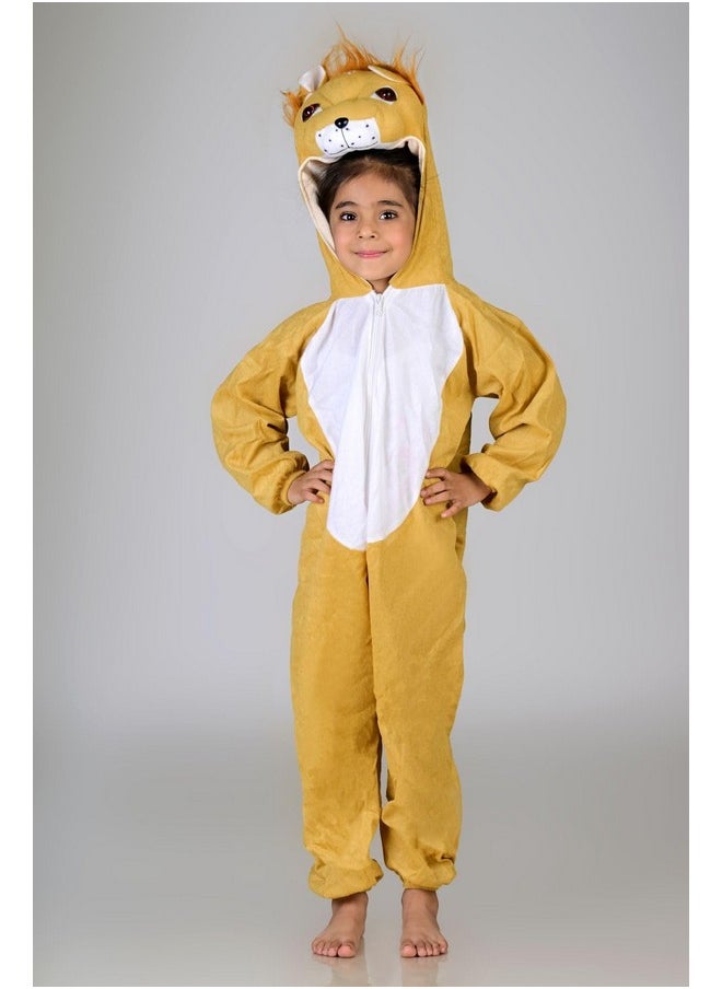 بوك ماي كوستيوم زي تنكري للأطفال من BookMyCostume بتصميم أسد وحيوان | هندي، من ٧ إلى ٨ سنوات  - Image 5
