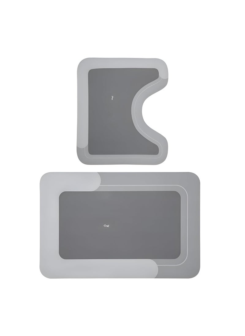 Non-Slip Mat - Premium U-Shape Shower Accessory, Features Quick-Drying Fabric And Fire Resistance, Designed To Prevent Tearing And Shrinking, Easy To Keep Clean At 40X40 ,  60Cm