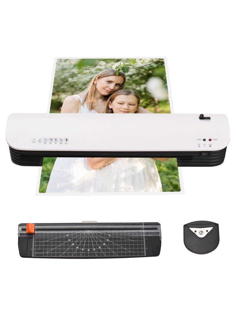 OSMILE SL399 Laminator Machine Set A3 Size Hot and Cold Lamination 2 Roller System with 50 A4 Plastic Film - Image 1