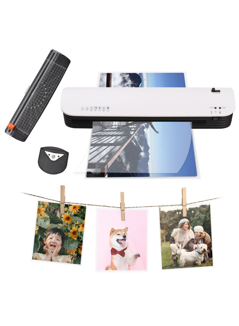 OSMILE SL399 Laminator Machine Set A3 Size Hot and Cold Lamination 2 Roller System with 50 A4 Plastic Film - Image 2