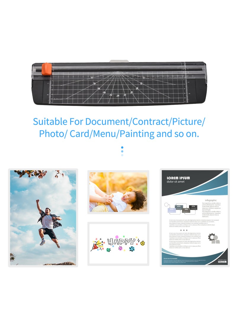 OSMILE SL399 Laminator Machine Set A3 Size Hot and Cold Lamination 2 Roller System with 50 A4 Plastic Film - Image 5