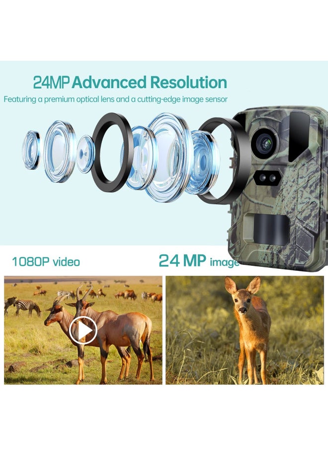Generic MINI800 Infrared Night Vision HD Outdoor Patio Surveillance Camera Night Hunting Camera Hunting Camera-Body Color:MINI800  - Image 4