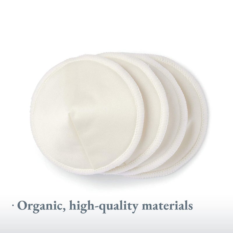 Ameda Washable Nursing Pads | 2 Pairs (4 Count) | Organic Nursing Pads | Breastfeeding Supplies | Reusable Breast Pads for Leaking Milk | Breastfeeding Pads | Viscose from Bamboo - Image 5