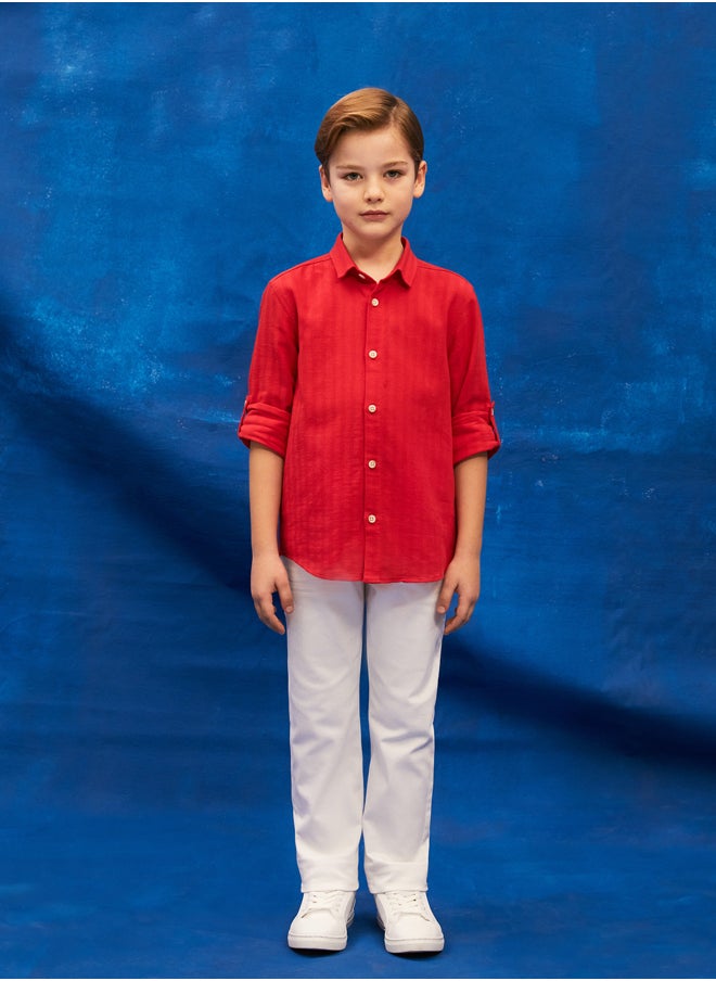 LC WAIKIKI - Long Sleeve Boy Shirt - Image 1
