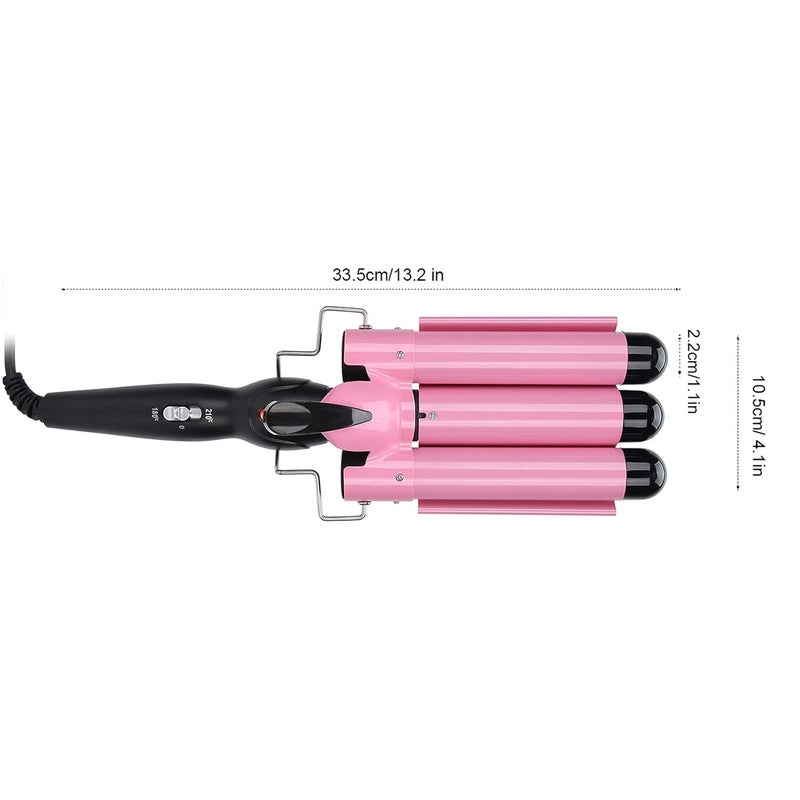 klarako Hair Curler, 3 Barrel Curling Iron Wand Hair Curler Mermaid Hair Curling Irons Irons Crimper Hair Styling Tool For For For Home Salon Use(22Mm) - Image 5