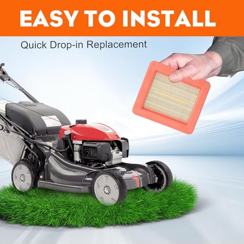 Hipa 3 Pack 17211-Z8B-901 Air Filter, Compatible with Honda GCV160LAO, GCV190LA Model Engines HRX217, HRS216, HRR216, HRX217K1, HU800AWD Walk Behind Mower, Premium Lawn Mower Air Filter - Image 5