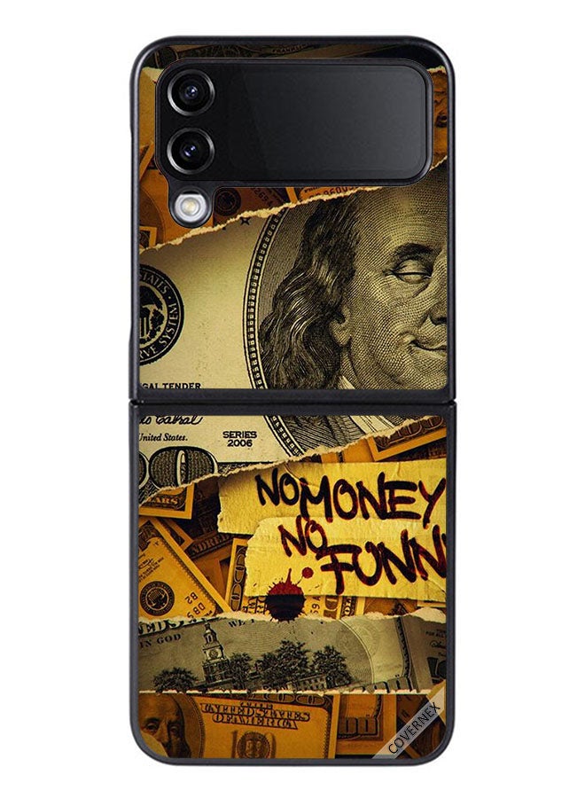 Covernex Protective Case Cover For Samsung Galaxy Z Flip 4 Money No Funny - Image 1
