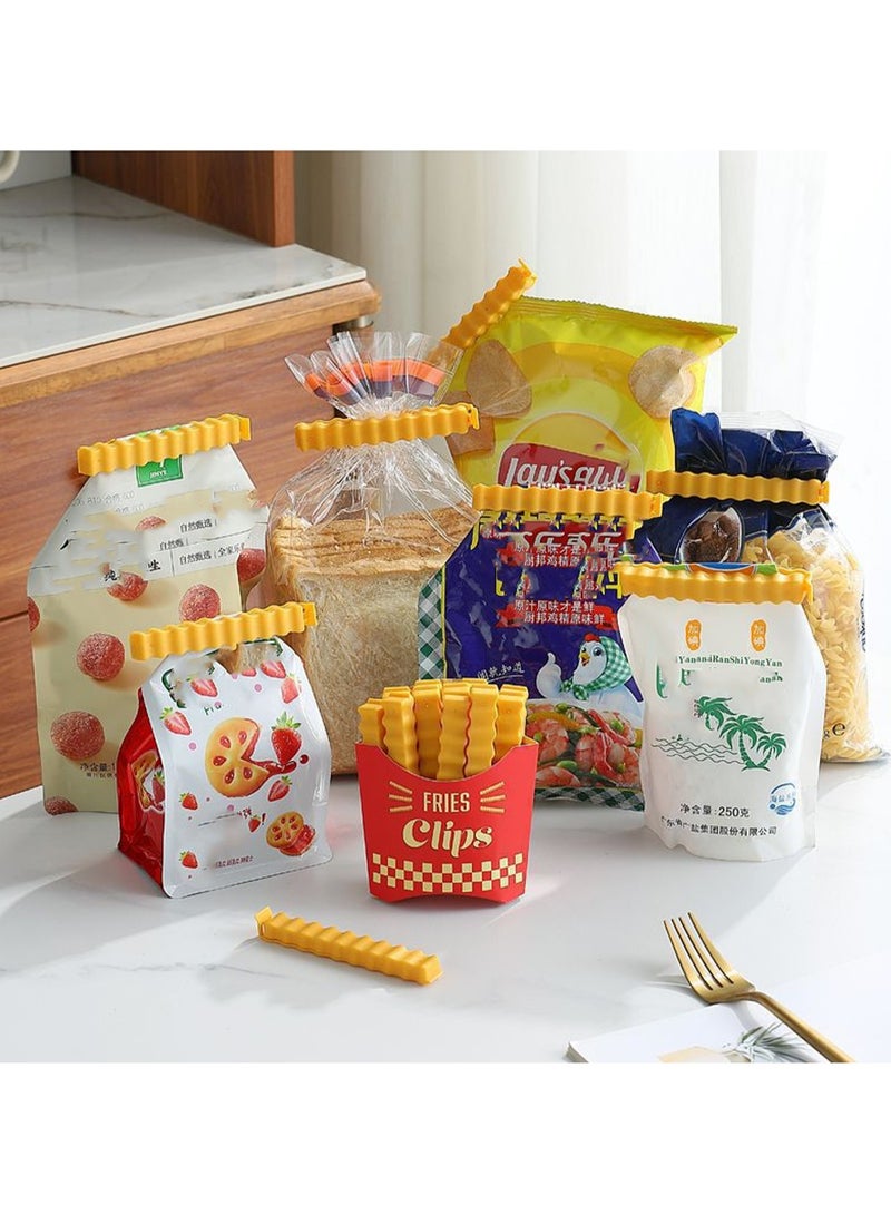 2 Boxes Of Potato Chip Clips [24 Pieces In A Pack With Magnetic Box] Sealing Clips, Creative Snack Bag Clips, Sealing Clips, Seasoning Clips, Moisture-Proof And Fresh-Keeping Clips For Food  - Image 4