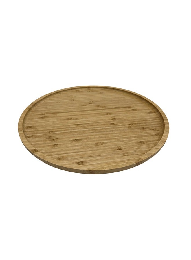 Majestic Natural Wood Cake Tray with Acrylic Dome Cover, 34 cm Diameter, Elegant Crystal Handle, Ideal for Serving Cakes, Breads, Sushi & More - Image 2