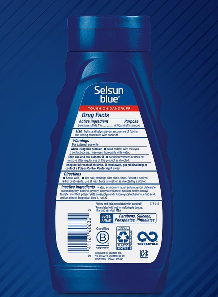 سلسن بلو شامبو طبي مضاد للقشرة علاج قوي لفروة الرأس - صنع في الولايات المتدة الامريكية - Image 2