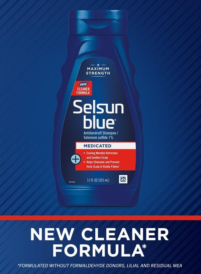 سلسن بلو شامبو طبي مضاد للقشرة علاج قوي لفروة الرأس - صنع في الولايات المتدة الامريكية - Image 3